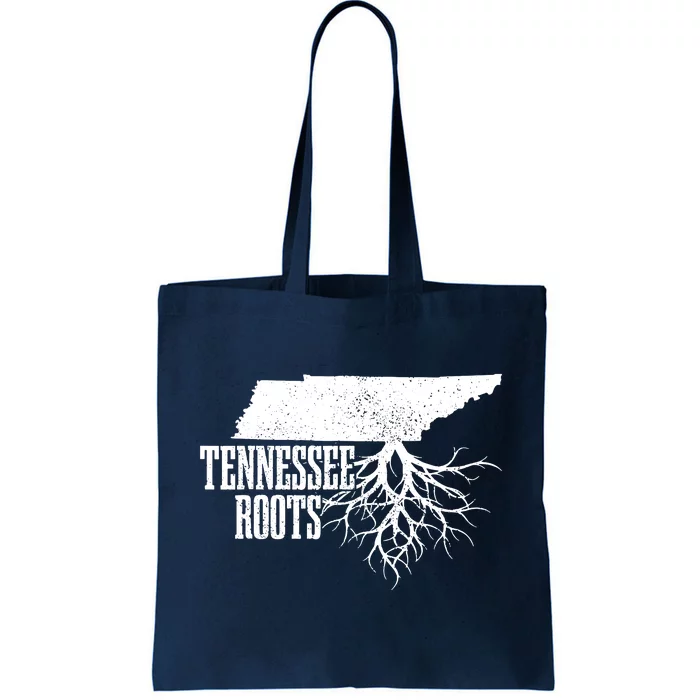 Tennessee Roots Vintage Usa Patriotic Pride State Map Tote Bag