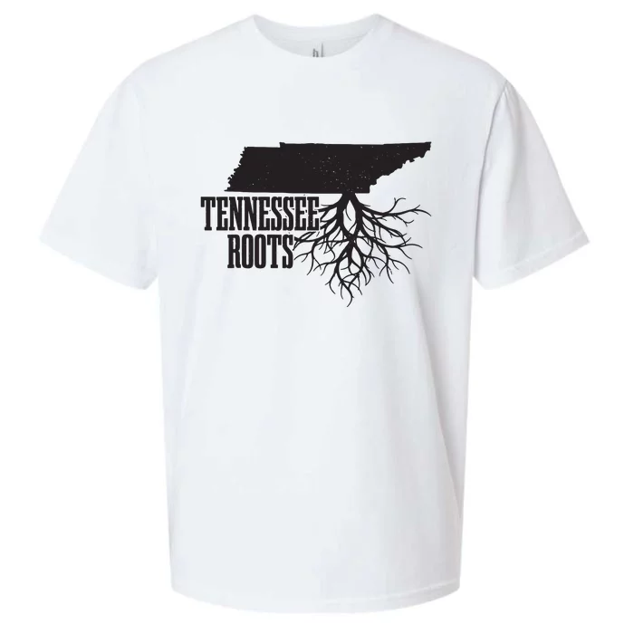 Tennessee Roots Vintage Usa Patriotic Pride State Map Sueded Cloud Jersey T-Shirt