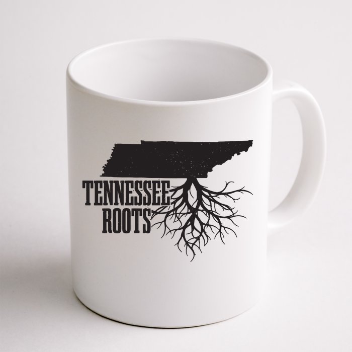 Tennessee Roots Vintage Usa Patriotic Pride State Map Front & Back Coffee Mug