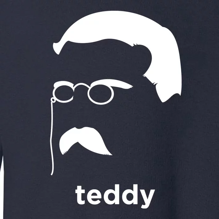 Teddy Roosevelt Vector Art American Toddler Sweatshirt