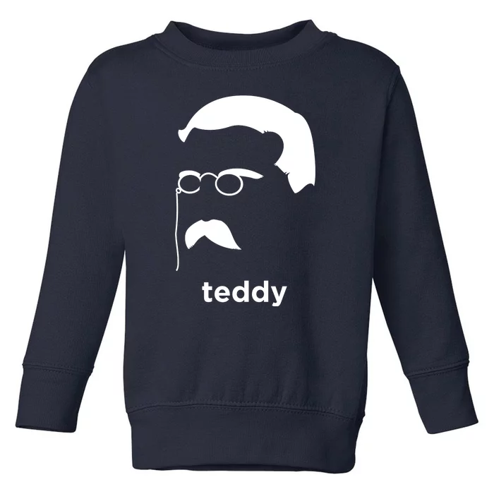 Teddy Roosevelt Vector Art American Toddler Sweatshirt