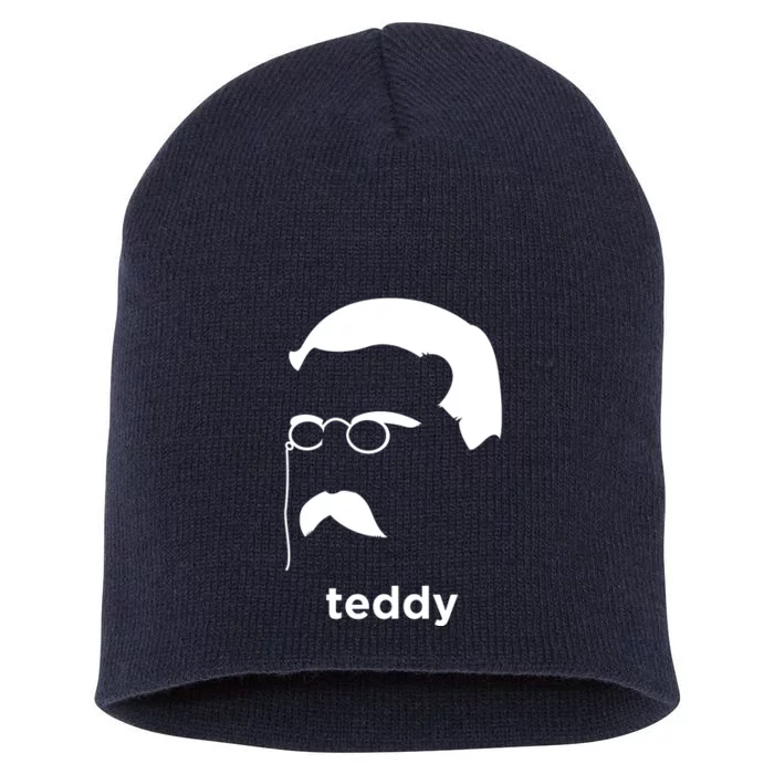 Teddy Roosevelt Vector Art American Short Acrylic Beanie