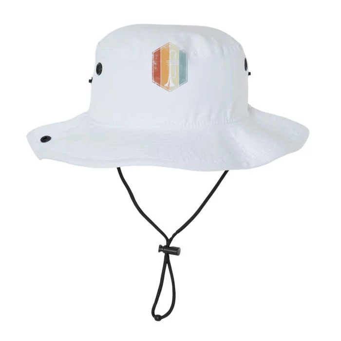 Trumpet Retro Vintage Style Trumpet Player Trumpeter Legacy Cool Fit Booney Bucket Hat