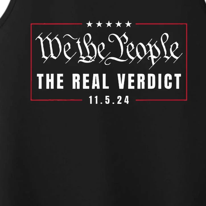 The Real Verdict Is Going To Be November 5th By The People Performance Tank