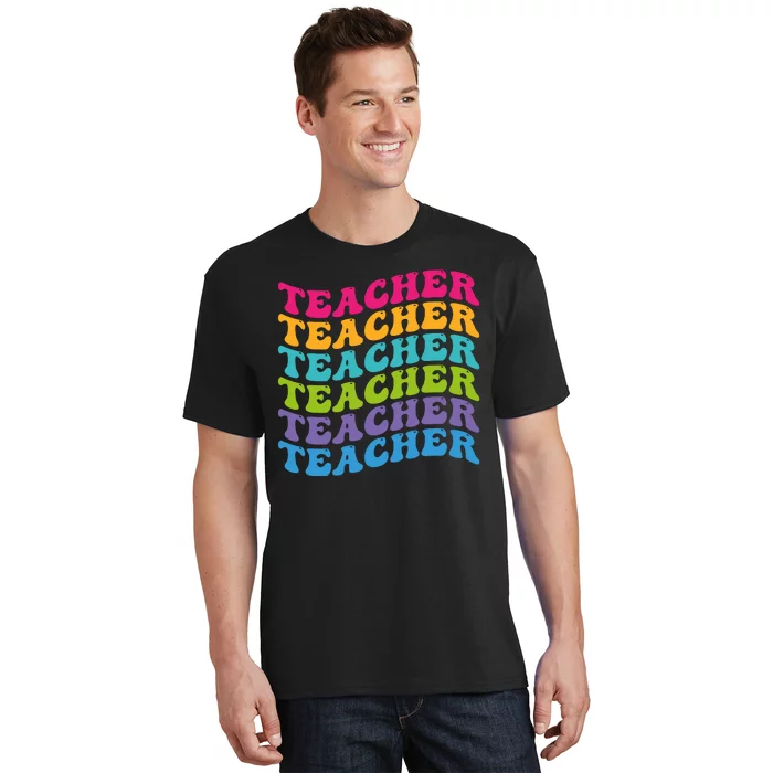 Teacher Retro Word Mashup T-Shirt