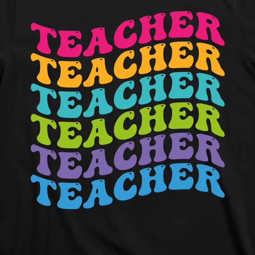 Teacher Retro Word Mashup T-Shirt