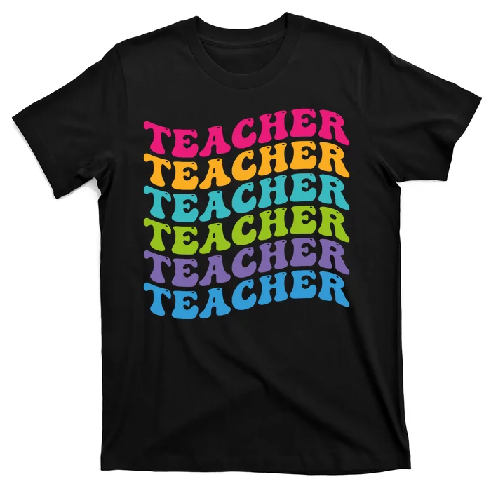 Teacher Retro Word Mashup T-Shirt