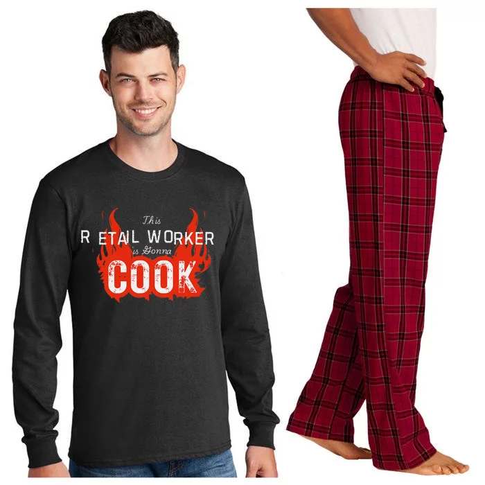 This Retail Worker Cooks! Long Sleeve Pajama Set