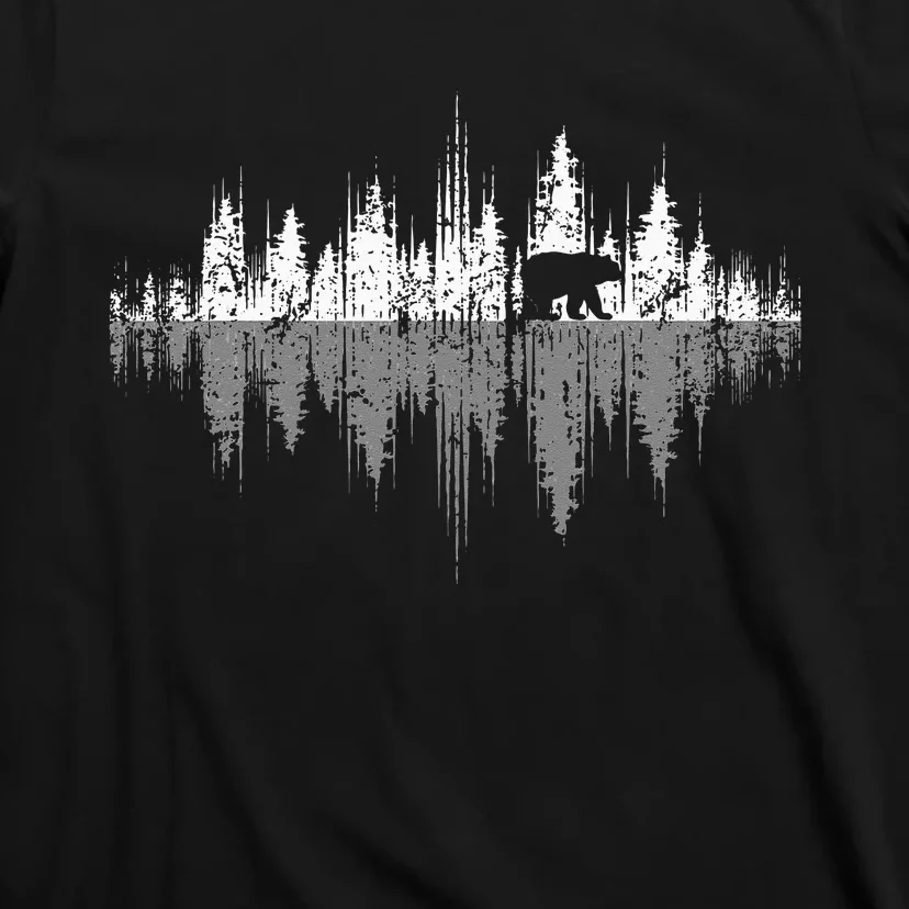 Trees Reflection Wildlife Nature Animal Bear Outdoor Forest T-Shirt