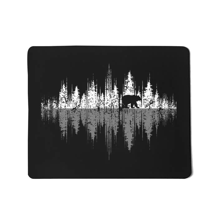 Trees Reflection Wildlife Nature Animal Bear Outdoor Forest Mousepad