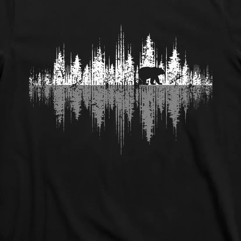 Trees Reflection Wildlife Nature Animal Bear Outdoor Forest T-Shirt