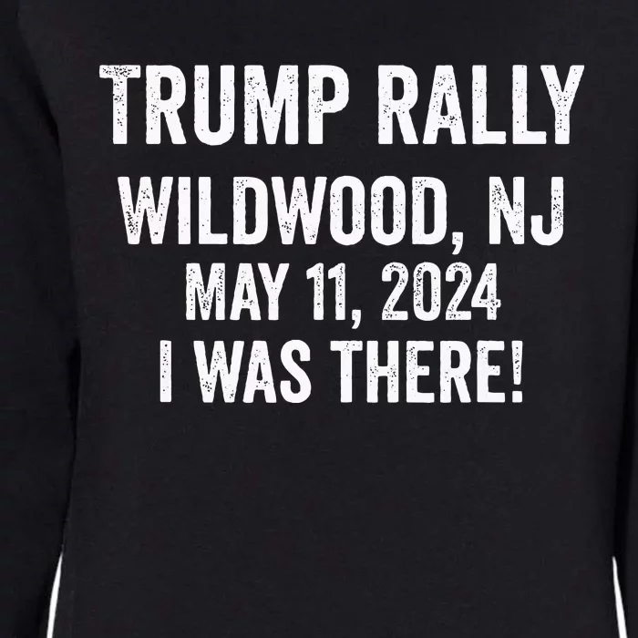 Trump Rally Wildwood Nj May 11 2024 Usa Fun Womens California Wash Sweatshirt