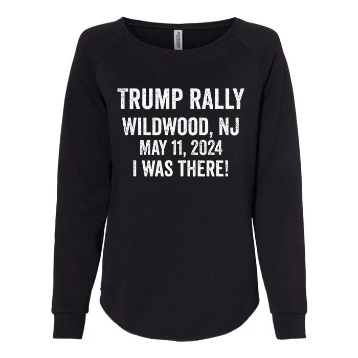 Trump Rally Wildwood Nj May 11 2024 Usa Fun Womens California Wash Sweatshirt