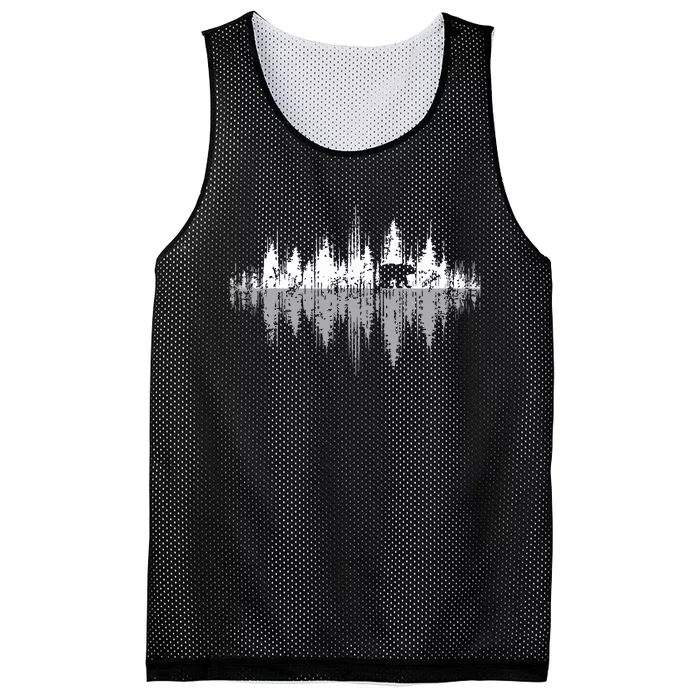 Trees Reflection Wildlife Nature Animal Bear Outdoor Forest Mesh Reversible Basketball Jersey Tank