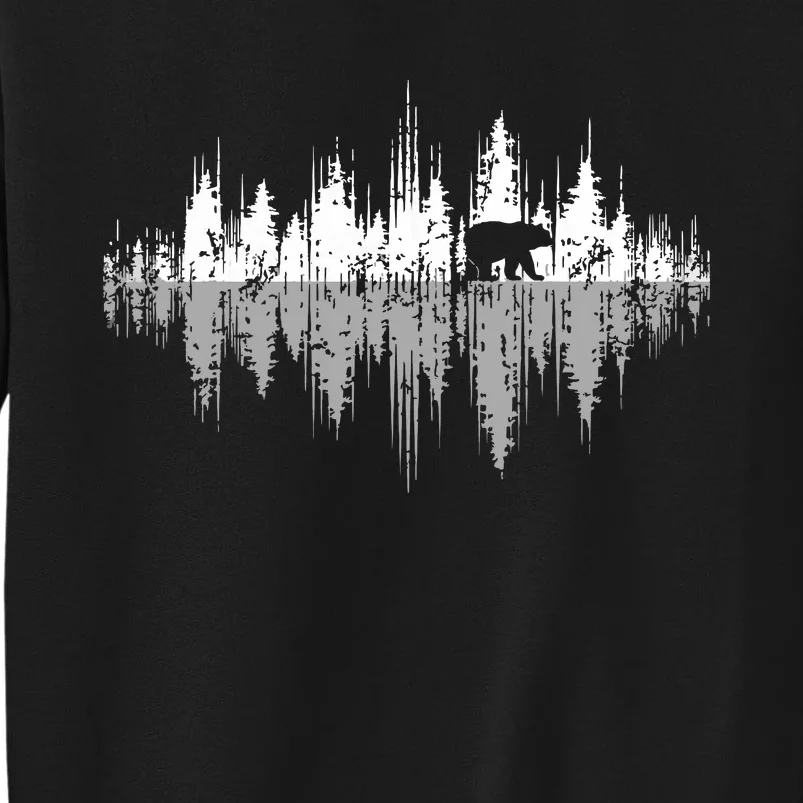 Trees Reflection Wildlife Nature Animal Bear Outdoor Forest Tall Sweatshirt