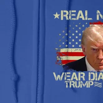 Trump Real Wear Diapers Trump 2024 Full Zip Hoodie