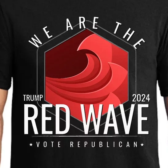 The Red Wave Is Coming 2024 Trump Gifts Pajama Set