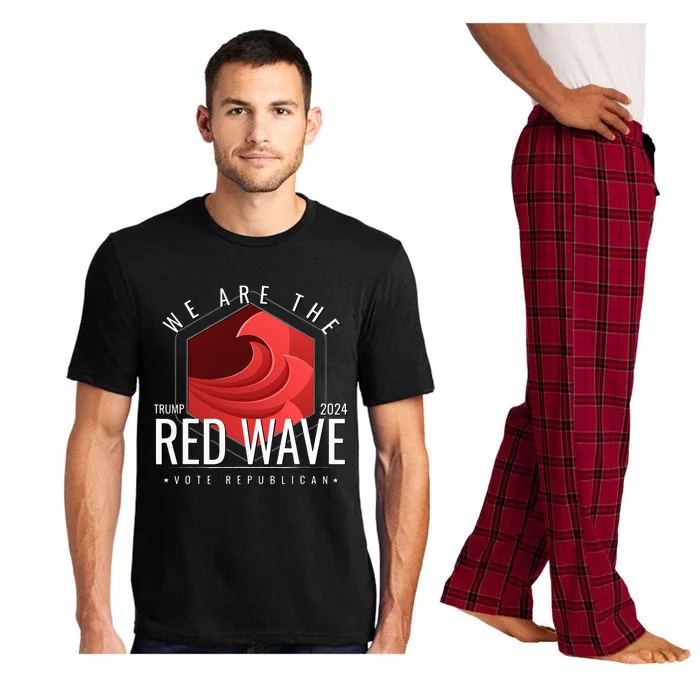 The Red Wave Is Coming 2024 Trump Gifts Pajama Set