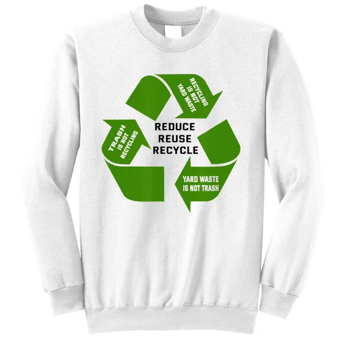 Trash Recycling Waste Sweatshirt