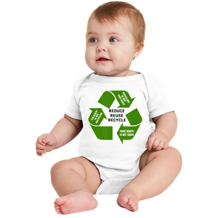 Trash Recycling Waste Baby Bodysuit