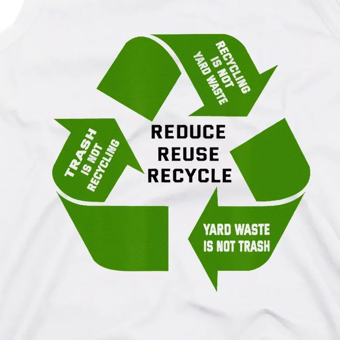 Trash Recycling Waste Tank Top