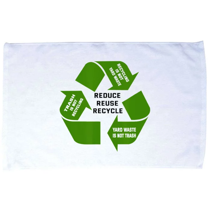 Trash Recycling Waste Microfiber Hand Towel