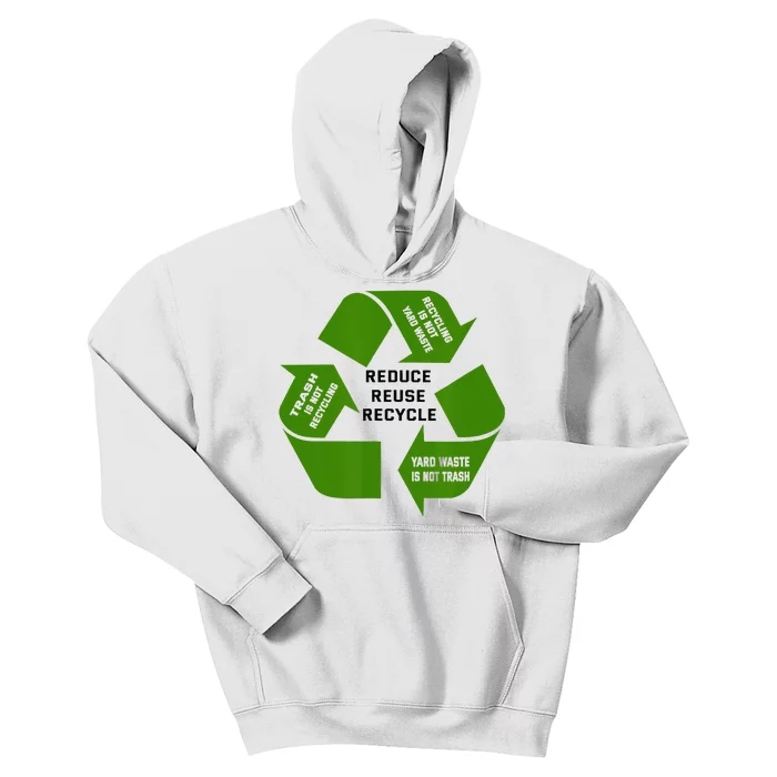 Trash Recycling Waste Kids Hoodie