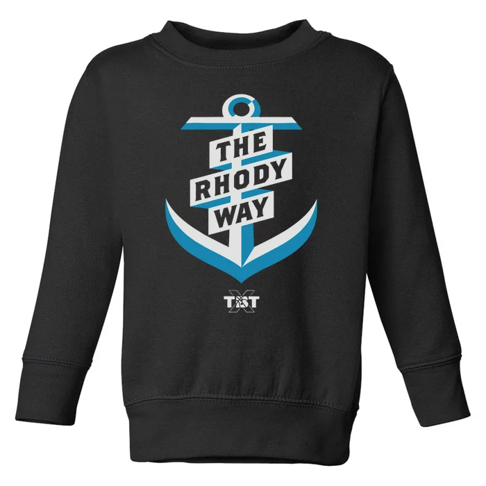 The Rhody Way Tbt Toddler Sweatshirt