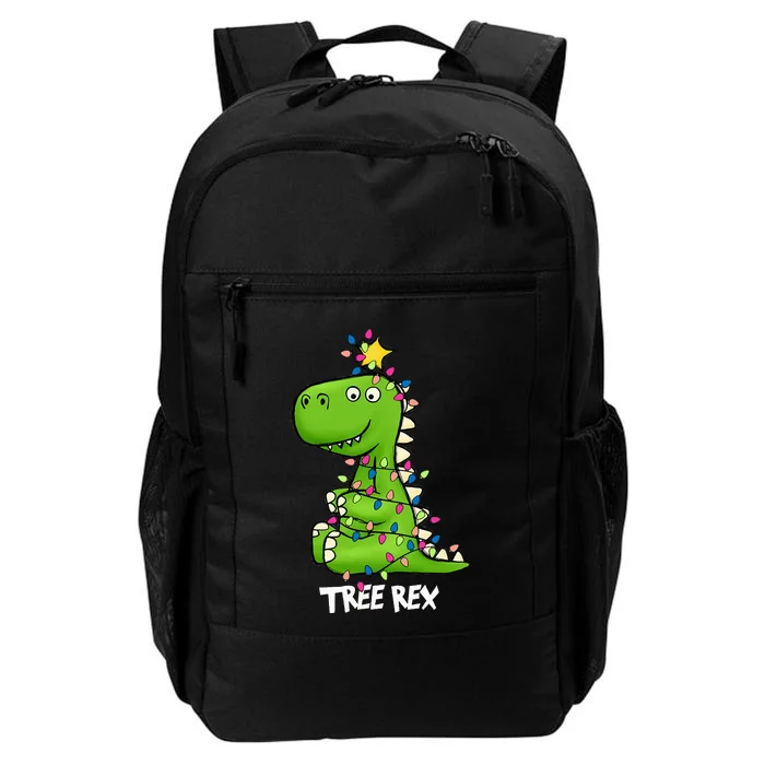 Tree Rex Xmas Trex Christmas Dinosaur Daily Commute Backpack