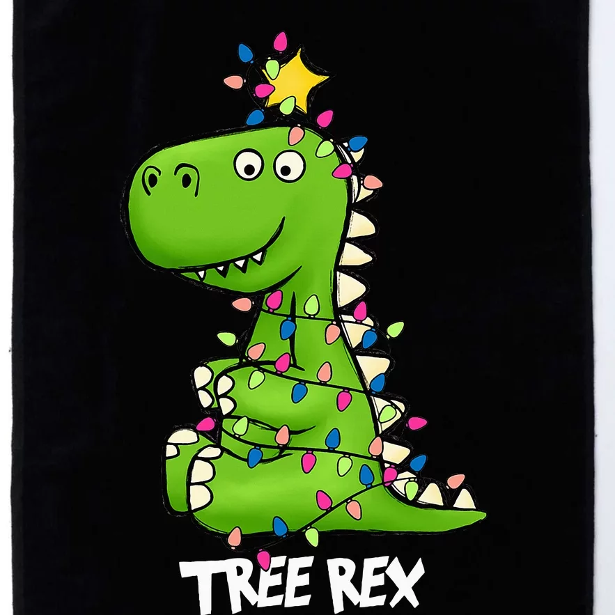 Tree Rex Xmas Trex Christmas Dinosaur Platinum Collection Golf Towel