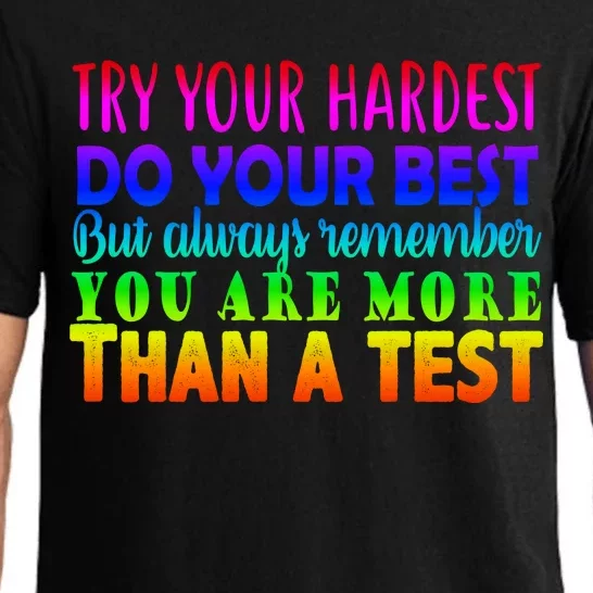 Try Your Hardest On The Test Day Pajama Set