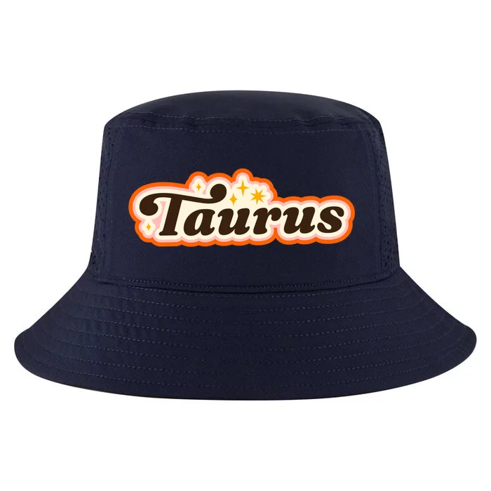 Taurus Retro Zodiac Birthday Cool Comfort Performance Bucket Hat