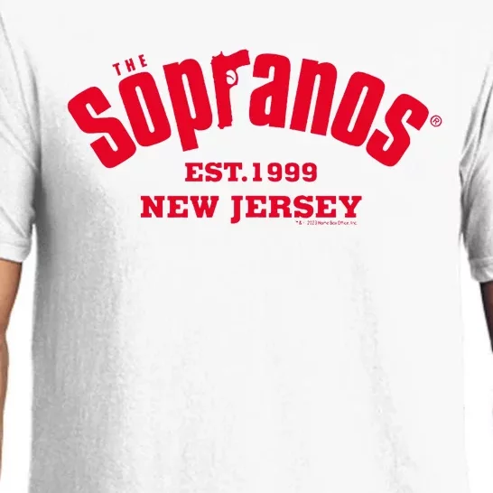 The Sopranos 1999 New Jersey Pajama Set