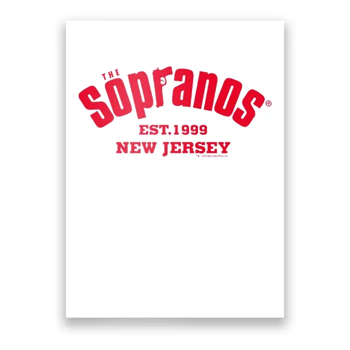 The Sopranos 1999 New Jersey Poster