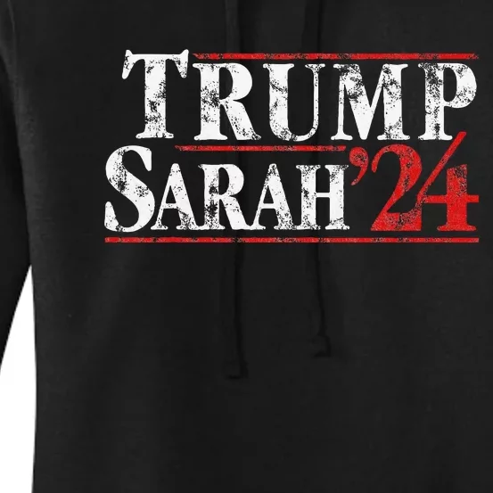 Trump Sarah 2024 Presidential Election Huckabee Sander Women's Pullover Hoodie