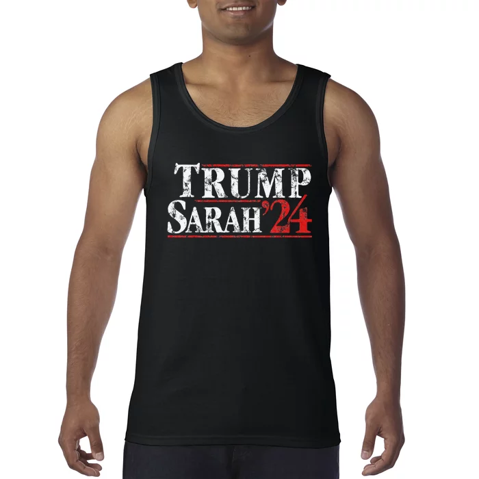 Trump Sarah 2024 Presidential Election Huckabee Sander Tank Top