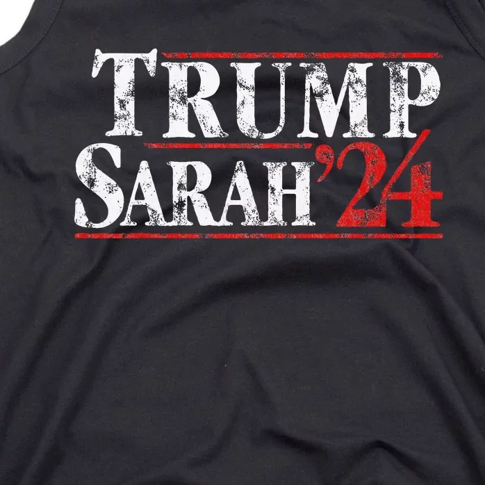 Trump Sarah 2024 Presidential Election Huckabee Sander Tank Top