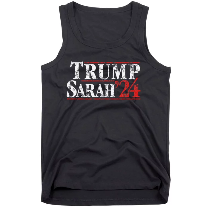 Trump Sarah 2024 Presidential Election Huckabee Sander Tank Top