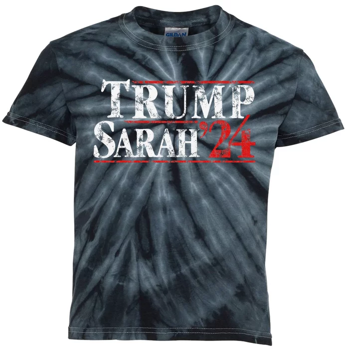 Trump Sarah 2024 Presidential Election Huckabee Sander Kids Tie-Dye T-Shirt