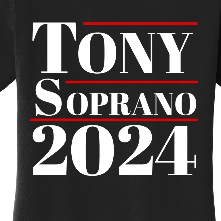 Tony Soprano 2024 Funny Comedy Retro Humor Women's T-Shirt