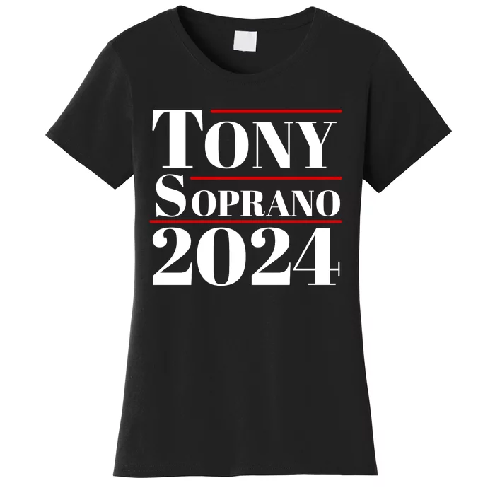 Tony Soprano 2024 Funny Comedy Retro Humor Women's T-Shirt