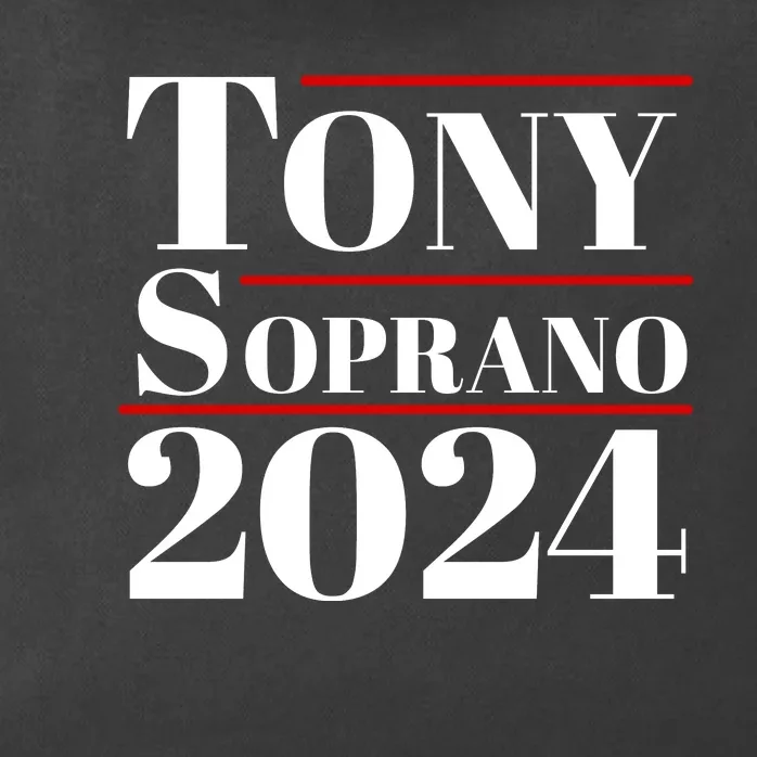 Tony Soprano 2024 Funny Comedy Retro Humor Zip Tote Bag