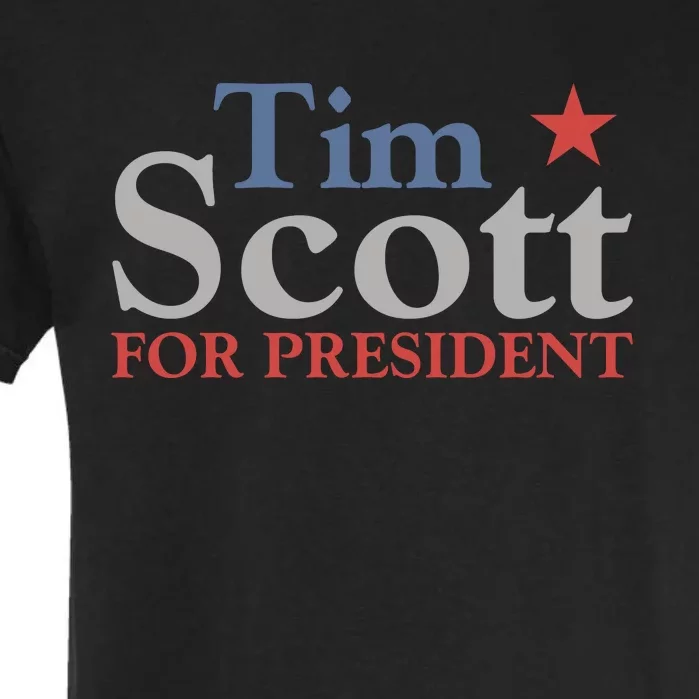 Tim Scott 2024 For President Garment-Dyed Heavyweight T-Shirt