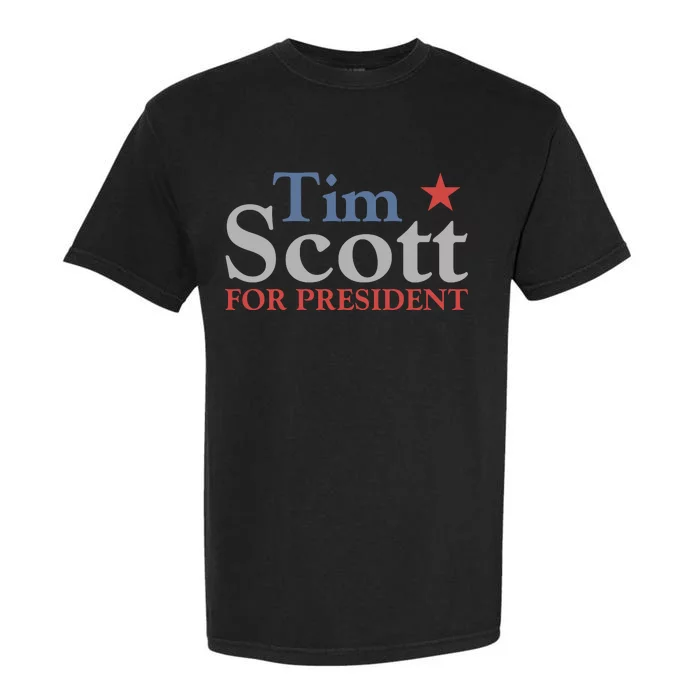 Tim Scott 2024 For President Garment-Dyed Heavyweight T-Shirt