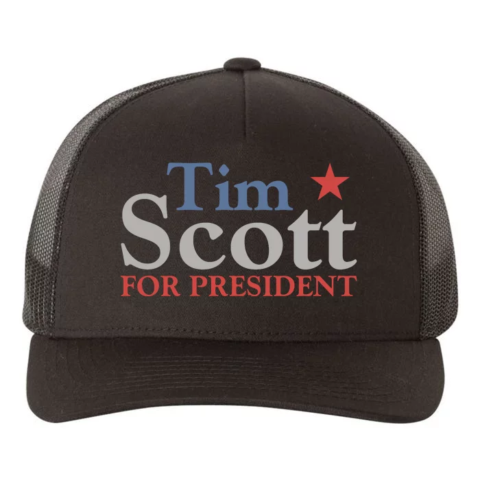 Tim Scott 2024 For President Yupoong Adult 5-Panel Trucker Hat