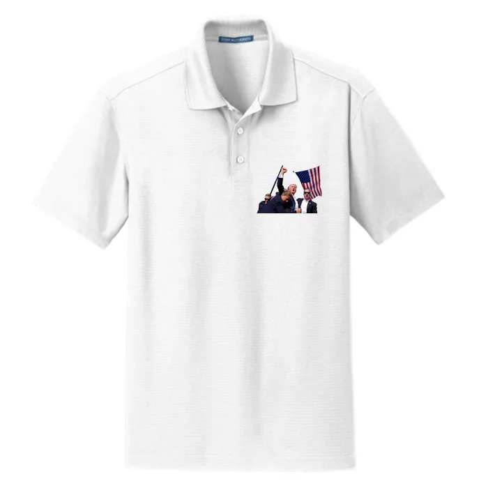 Trump Shot 2024 Dry Zone Grid Performance Polo