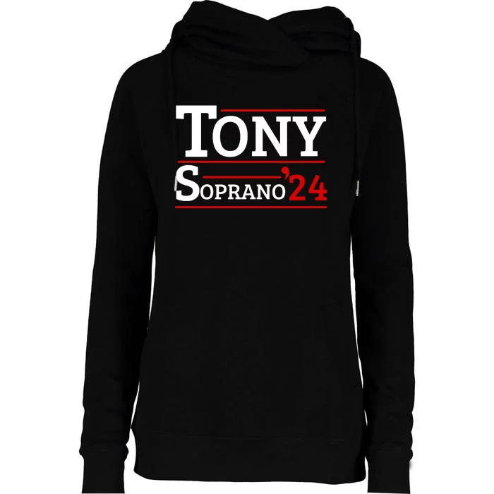 Tony Soprano 2024 Comedy Retro Humor Womens Funnel Neck Pullover Hood