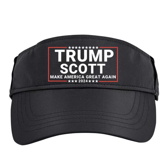 Trump Scott 2024 Make America Great Again Adult Drive Performance Visor