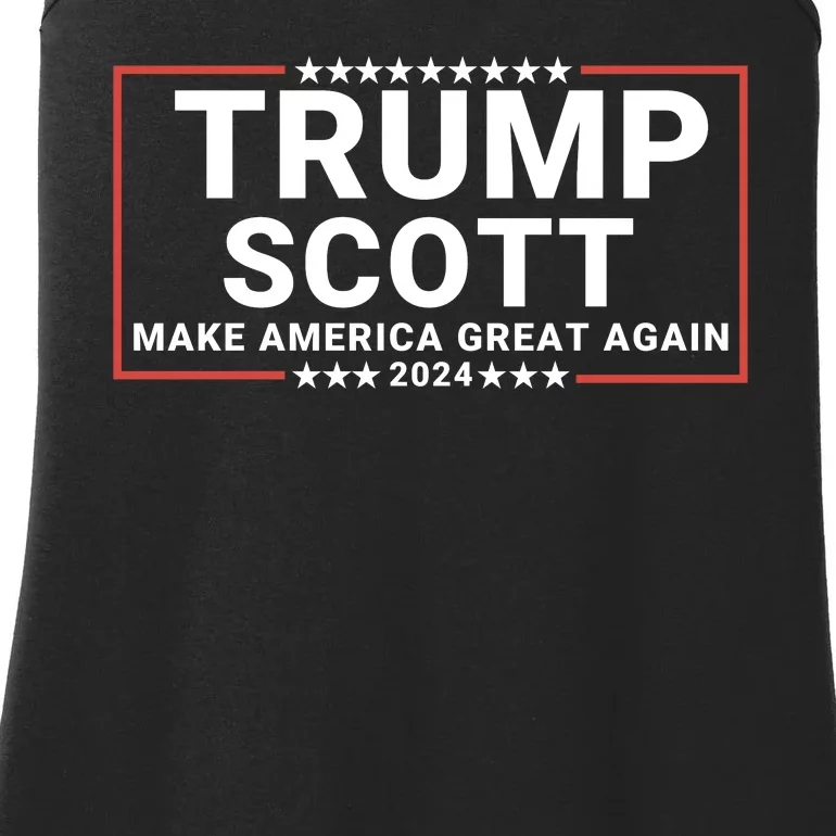 Trump Scott 2024 Make America Great Again Ladies Essential Tank