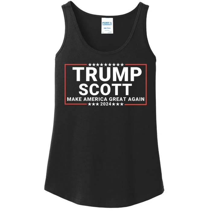 Trump Scott 2024 Make America Great Again Ladies Essential Tank